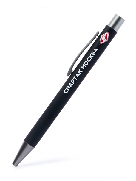 Ручка металлическая soft touch черная
