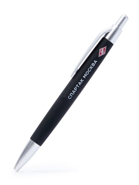 Ручка пластиковая soft touch черная