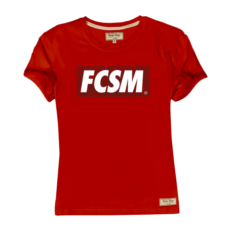 Футболка FCSM DAZZLE женская-Красный-XS