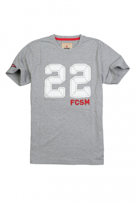 Футболка  FCSM 22-Серый-XL