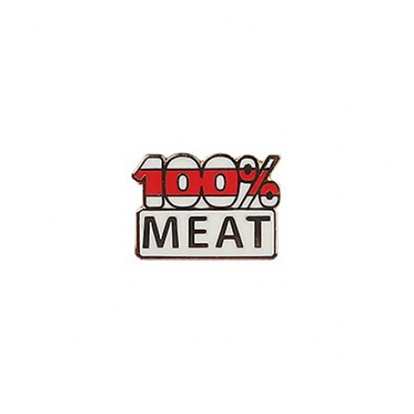 Значок 100% MEAT