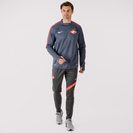 Толстовка тренировочная Nike -Серый-S