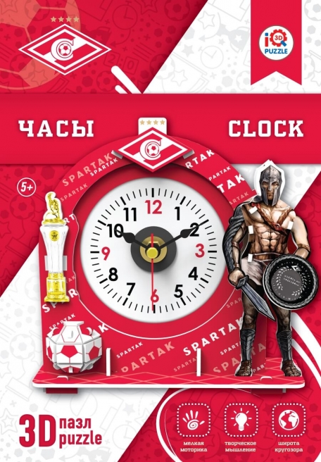 3D пазл часы Спартак