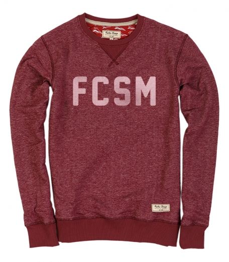 Свитшот FCSM бордовый-Красный-S