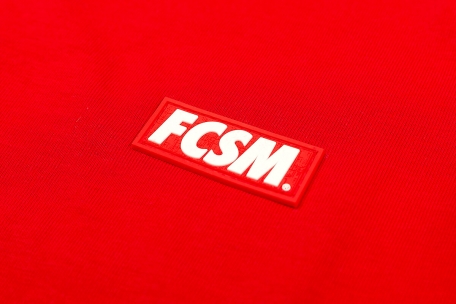 Футболка FCSM патч красная женская-Красный-XS