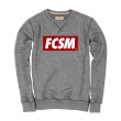 Свитшот FCSM dark grey-Серый-S