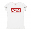 Футболка FCSM женская-Белый-XS