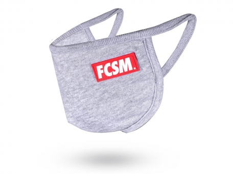 Маска защитная детская FCSM серая-Серый-XS