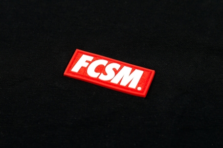 Футболка FCSM патч черная женская-Черный-XS