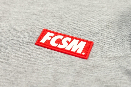 Футболка FCSM патч серая-Серый-XS