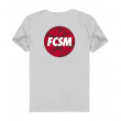 Футболка FCSM circle серая-Серый-S