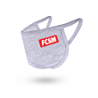 Маска защитная серая FCSM принт летняя детская-Серый-XS