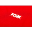 Футболка FCSM патч красная женская-Красный-XS