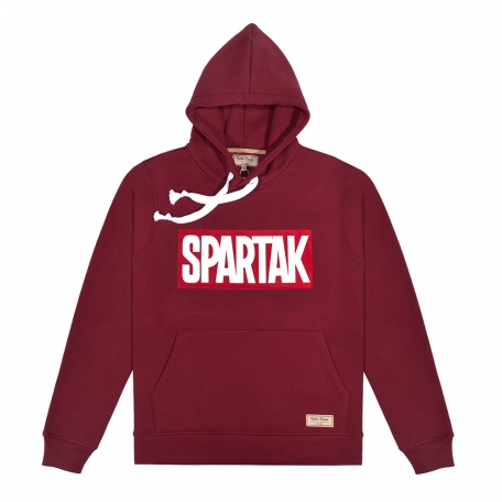 Толстовка Spartak бордовая-Красный-XS