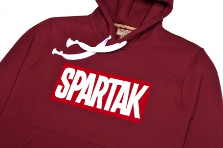 Толстовка Spartak бордовая-Красный-XS