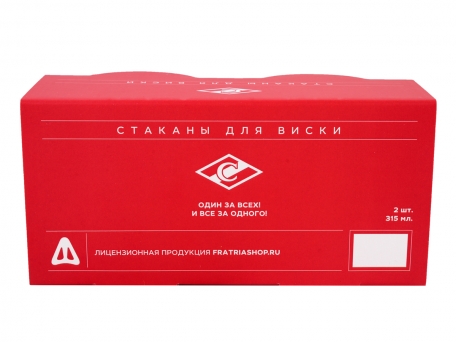 Набор бокалов для виски Спартак Москва