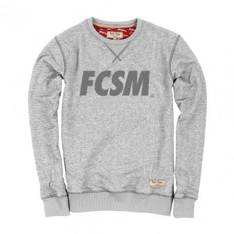 Свитшот FCSM рефлектив-Серый-S