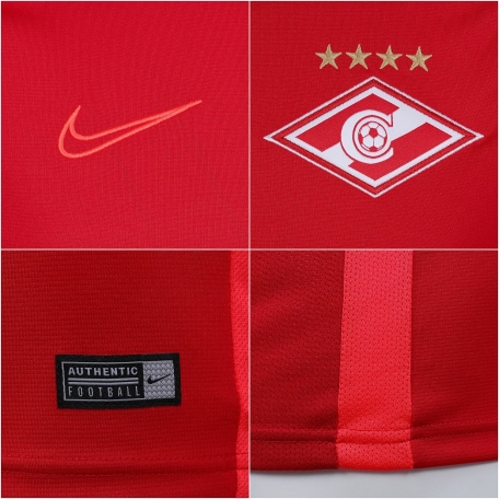 Футболка тренировочная Nike сезон 2019/20 красная-Красный-S
