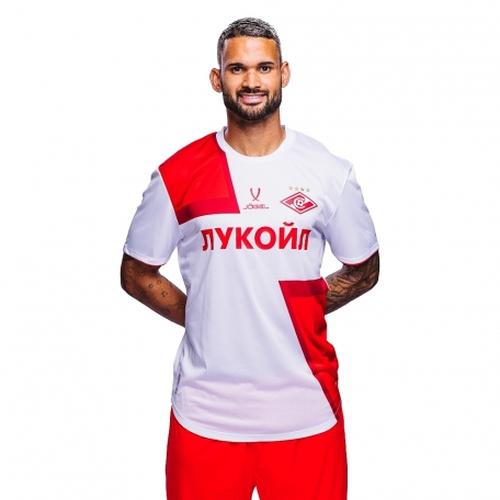 Футболка игровая гостевая Jogel PREMIER Spartak 2024-25-Красно-белый-L