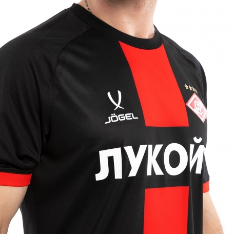 Футболка игровая 3-й комплект Jogel PREMIER Spartak 2024-25-Красно-черный-L