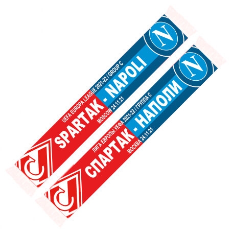 Шарф матчевый Спартак - Наполи