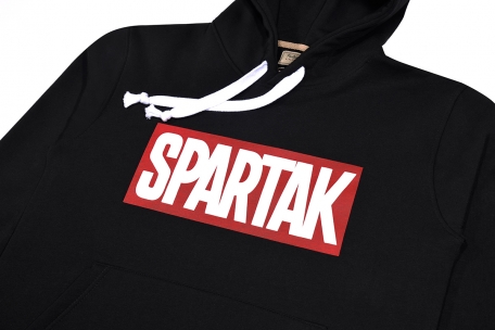 Толстовка Spartak черная-Черный-XS
