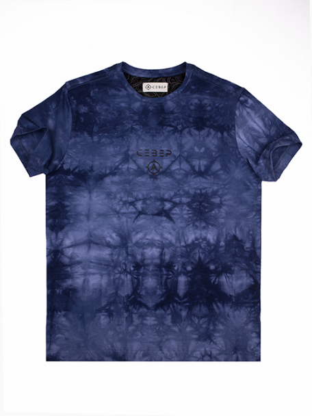 Футболка Север Tie-Die Black 03-Синий-XS