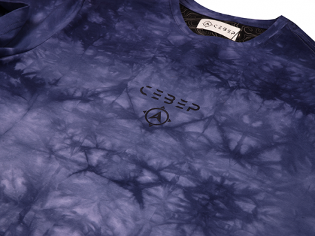 Футболка Север Tie-Die Black 03-Синий-XS