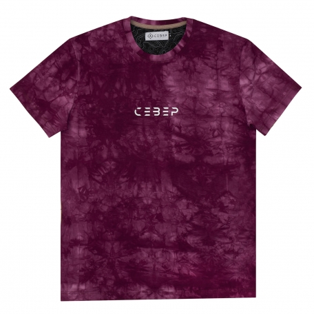 Футболка Север brown tie-dye-Красный-XL