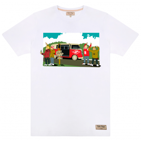 Футболка fans on tour белая-Белый-XS