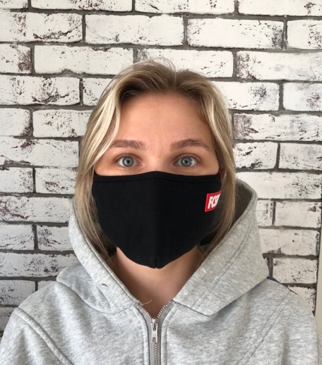 Маска защитная FCSM Patch-Черный-S