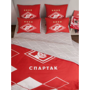 КОМПЛЕКТ ПОСТЕЛЬНОГО БЕЛЬЯ Спартак ФК 2Х СПАЛЬНОЕ, НАВ. 50Х70 СМ
