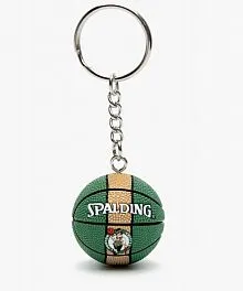 Брелок баскетбольный мяч NBA Spalding Boston Celtics