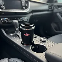 Термокружка Спартак автомобильная для чая и кофе 380 мл Чёрно-красная