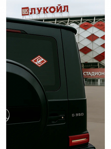 Наклейки на авто Спартак