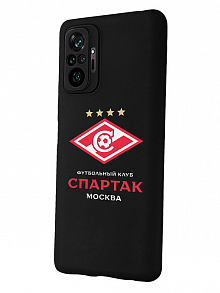 Силиконовый чехол для Xiaomi Redmi Note 10 Pro ФК Спартак Москва