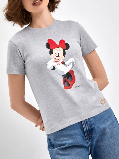 Футболка Спартак Mini Mouse серая