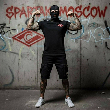 Футболка Spartak Moscow Ромб малый Чёрная