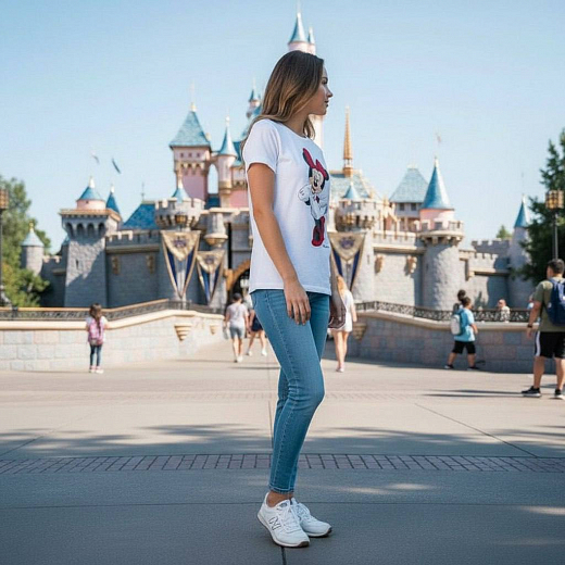 Футболка Спартак Mini Mouse белая