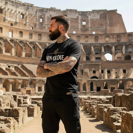 ФУТБОЛКА WIN OR DIE ЧЁРНАЯ