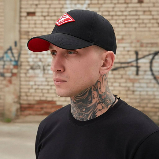 Бейсболка Спартак Москва РОМБ BLACK
