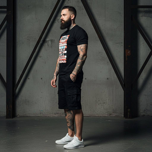 ФУТБОЛКА СПАРТАК JERSIES ЧЕРНАЯ
