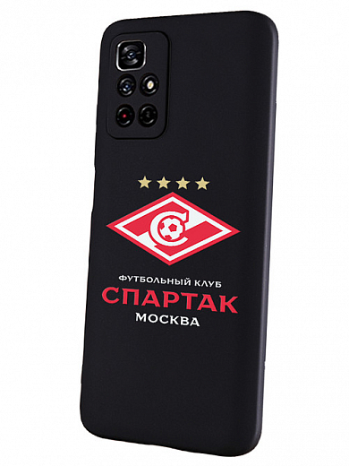 Силиконовый чехол для Poco M4 Pro 5G ФК Спартак Москва