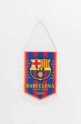 Вымпел Barcelona на присоске 8х12 см