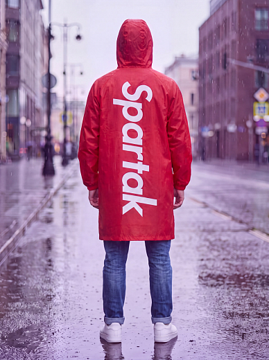 Дождевик «Spartak» красный