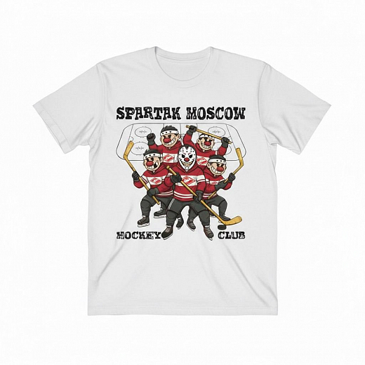 Футболка Spartak Moscow Hockey Club Белая