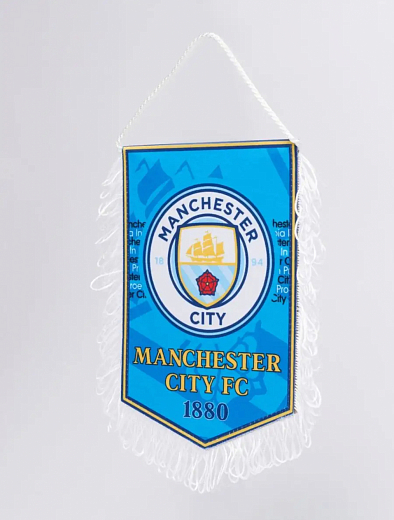 Вымпел средний 15х22 см Манчестер Сити Manchester City