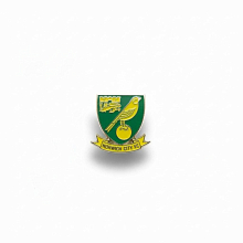 Значок футбольный Norwich City Football Club