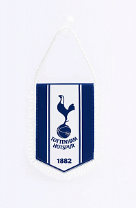 Вымпел Tottenham Hotspur на присоске 8х12 см