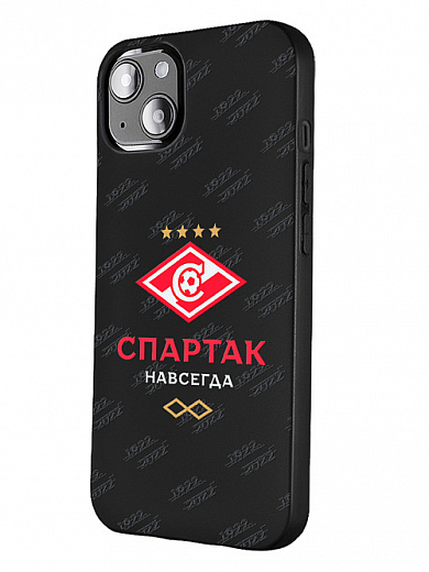 Силиконовый чехол для Apple iPhone 14 Plus (6.7) Спартак - навсегда